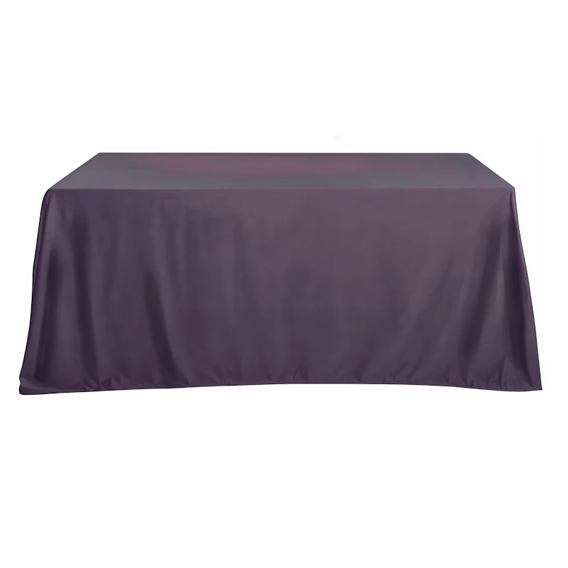 Скатерть прямоугольная бархат сливовый