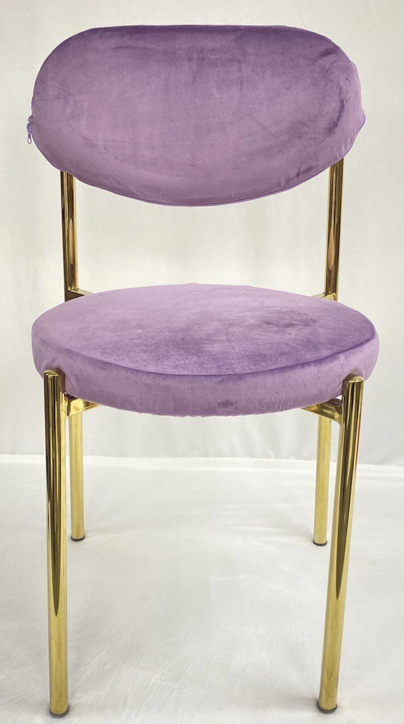 Стул Монако золото лавандовый