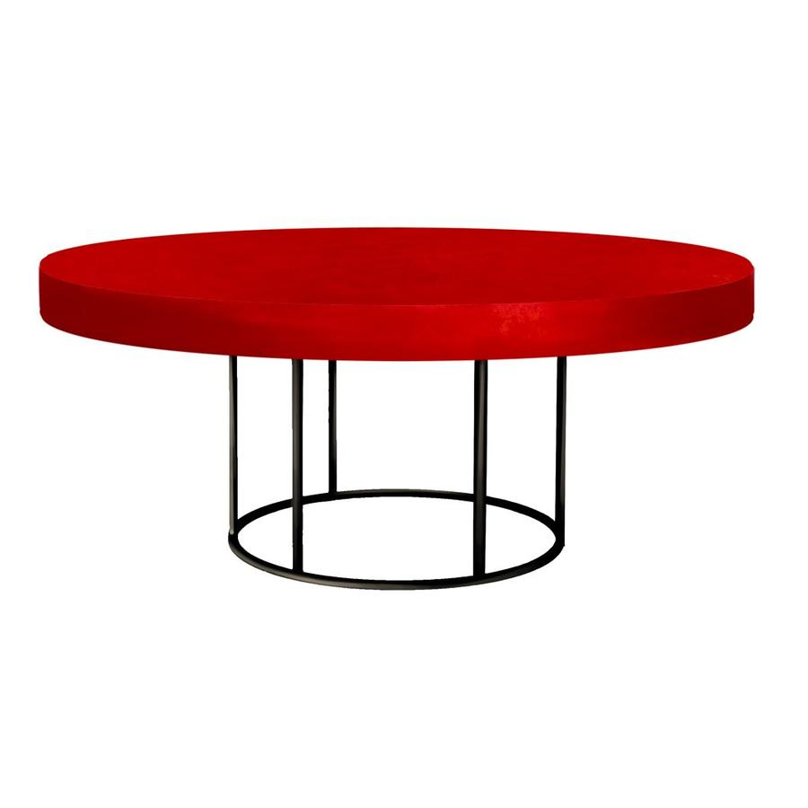 Стол "Лофт" черный алый - Фото миниатюра 1