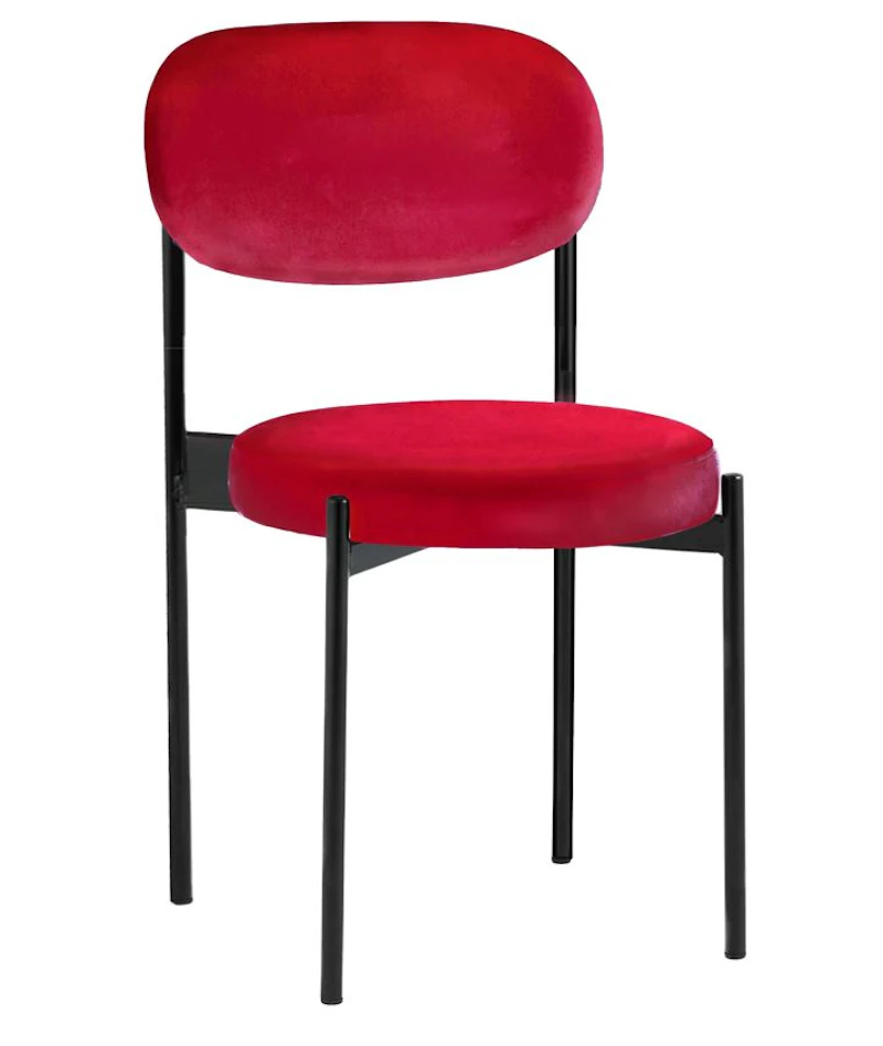 Стул Монако черный алый