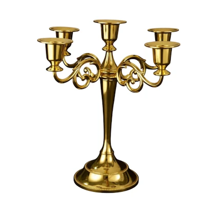 
Канделябр 5 рожков "Классика" золото - изображение 1