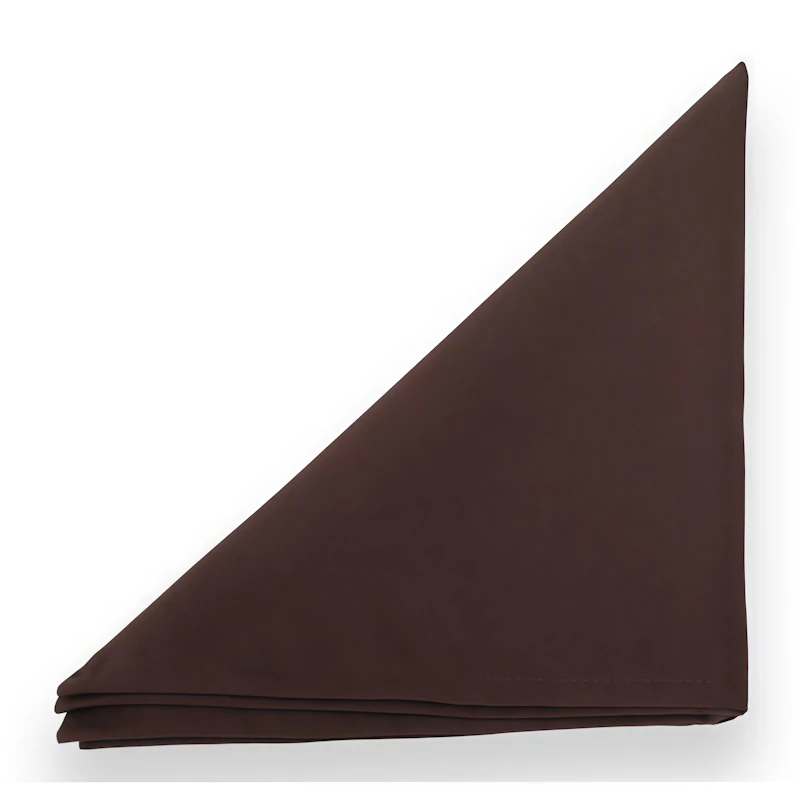 Салфетка полиэстер темно-коричневая