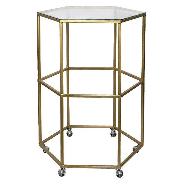 Стол для торта "Техно" золото