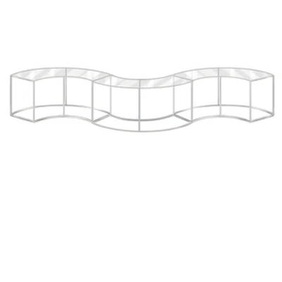 Стол круглый "Изабель" с прозрачной столешницей - изображение 2