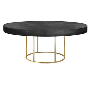 Стол "Лофт" золото черный