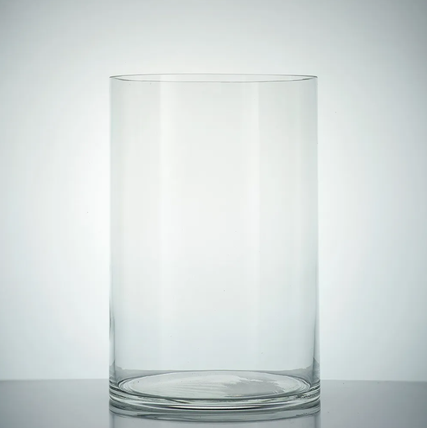 Ваза цилиндр 30 см высота, 20 см диаметр