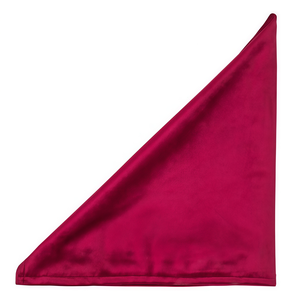 Салфетка бархатная рубиново-красная