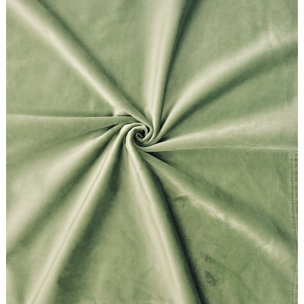 Скатерть прямоугольная XL бархат травяной - Фото 2