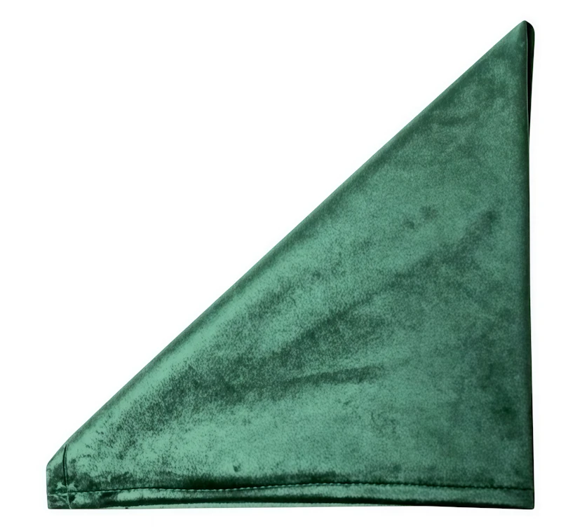 Салфетка бархатная малахитовая