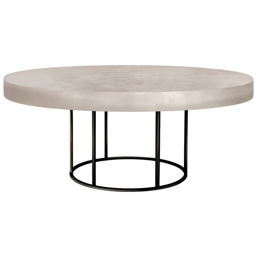 Стол "Лофт" черный светло-бежевый - Фото миниатюра 1