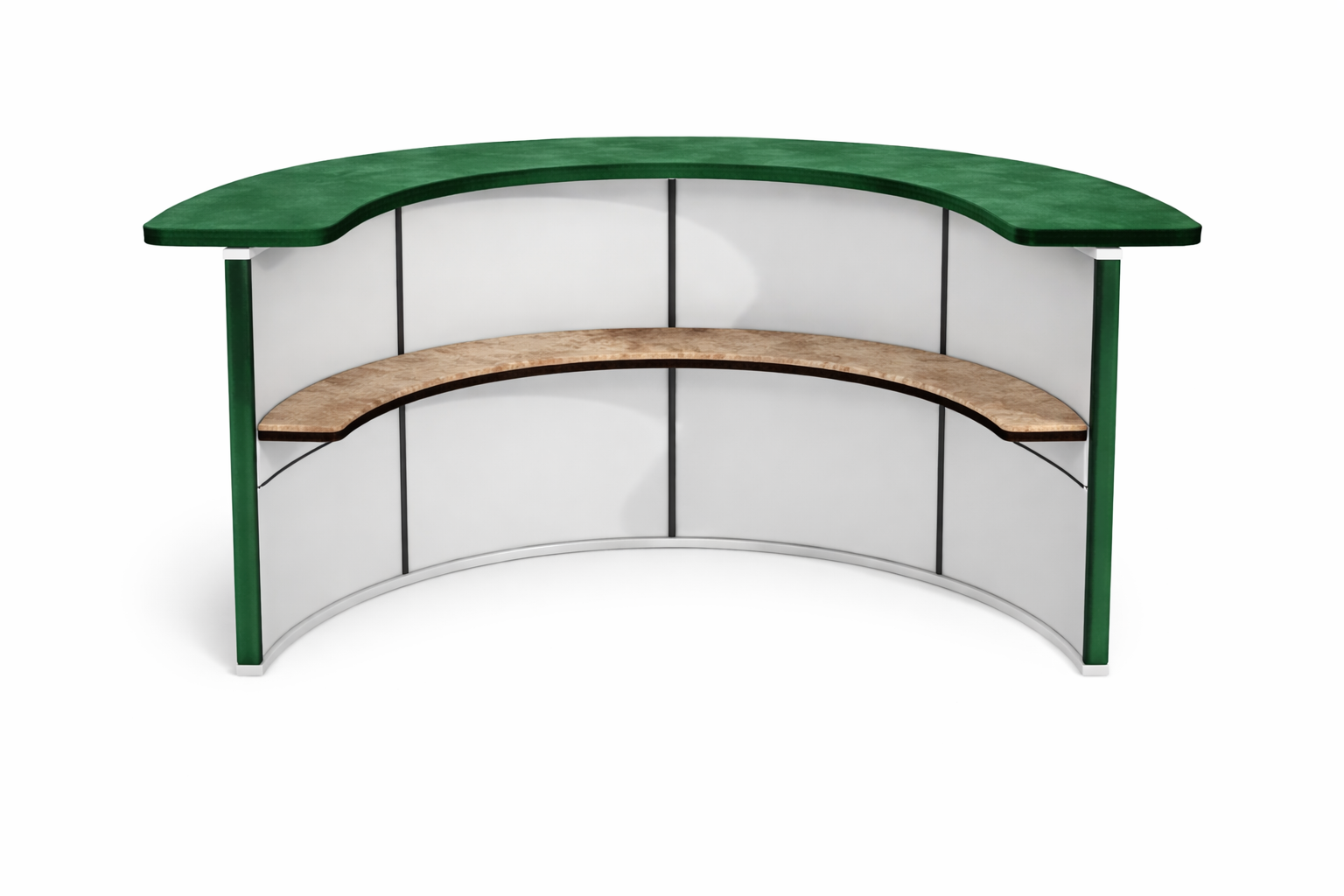 Барная стойка "Луна" 360 изумрудный бархат