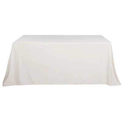 Скатерть бархат айвори прямоугольная