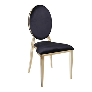 Стул «Вашингтон» золото, черный бархат