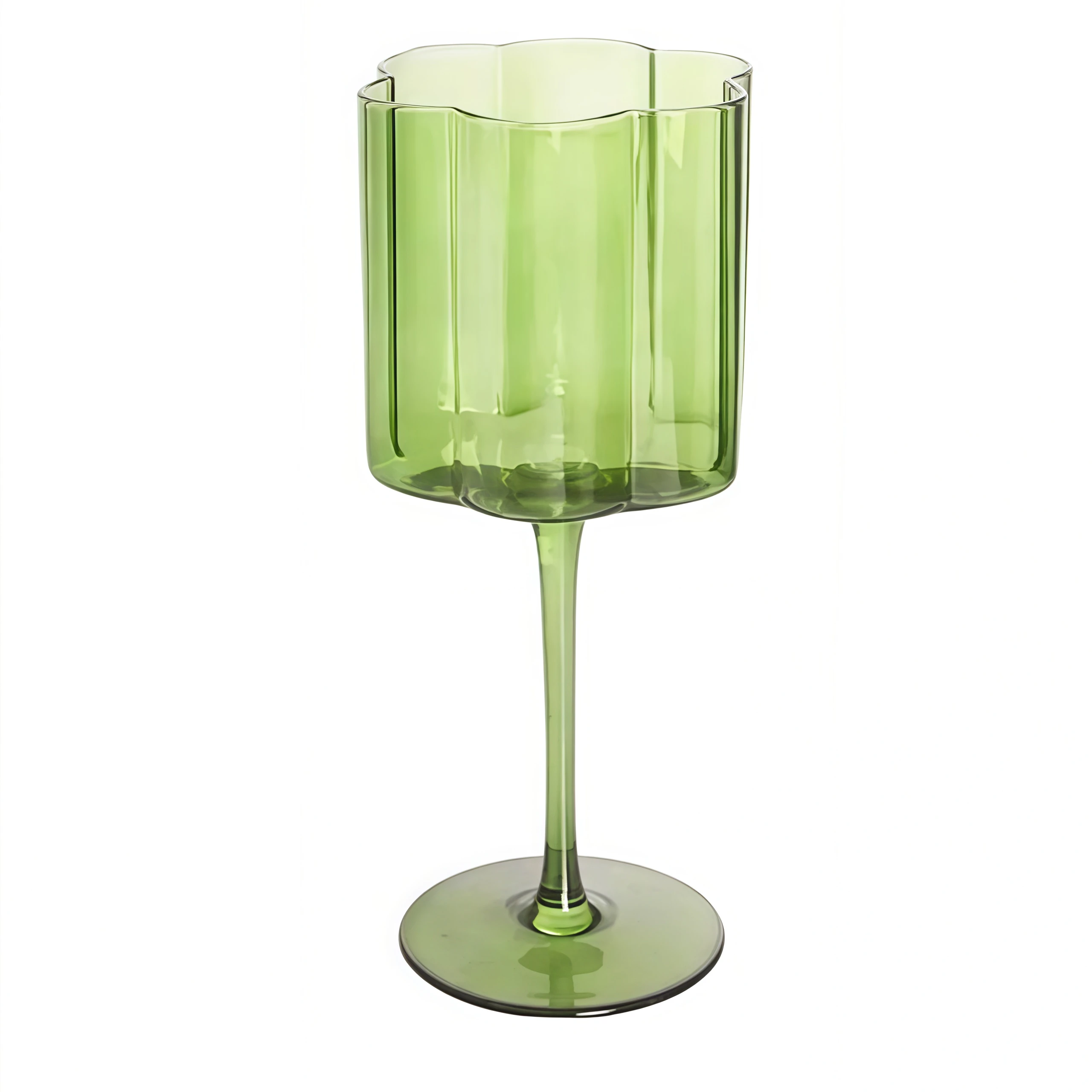 Бокал для вина "Флорал" салатовый