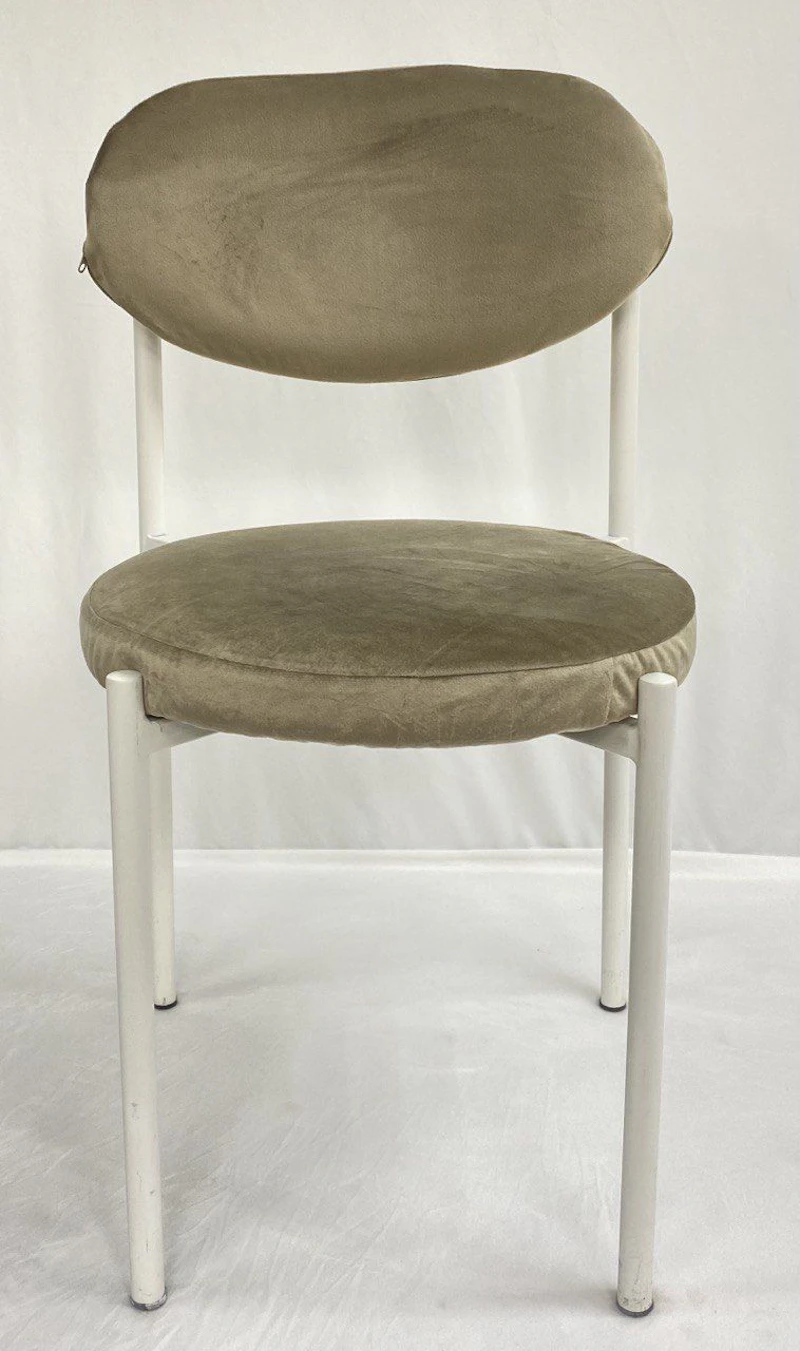 Стул Монако белый кофе с молоком