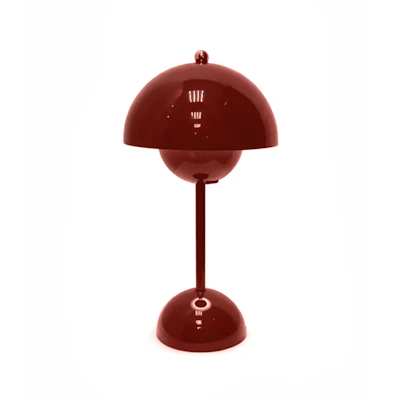 Лампа "Фликер" бордо