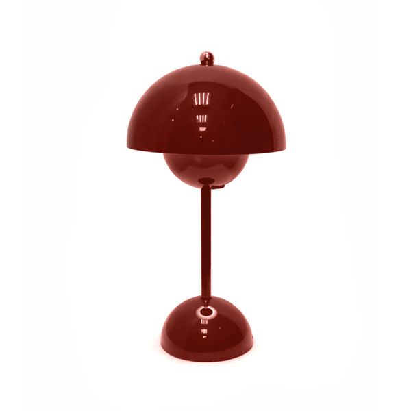 Лампа "Фликер" бордо - Фото 1