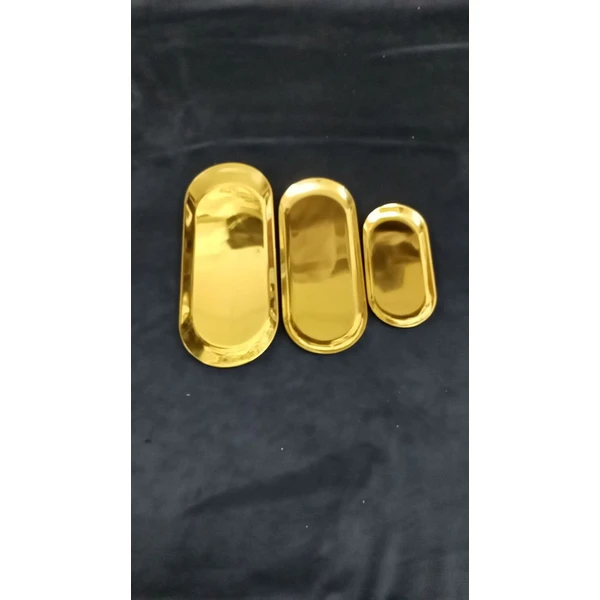 Поднос десертный золото макси - Фото 3