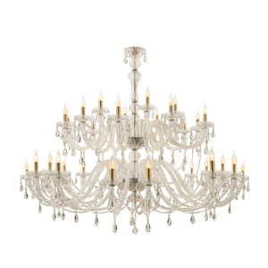 Люстра "Хрусталь" 150 см (три яруса рожков)