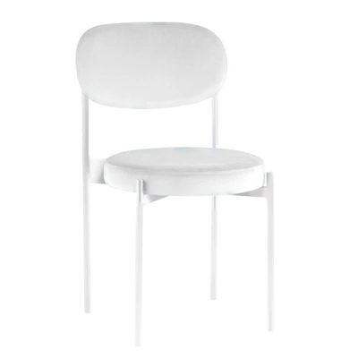 Стул Монако белый Альпийский снег 