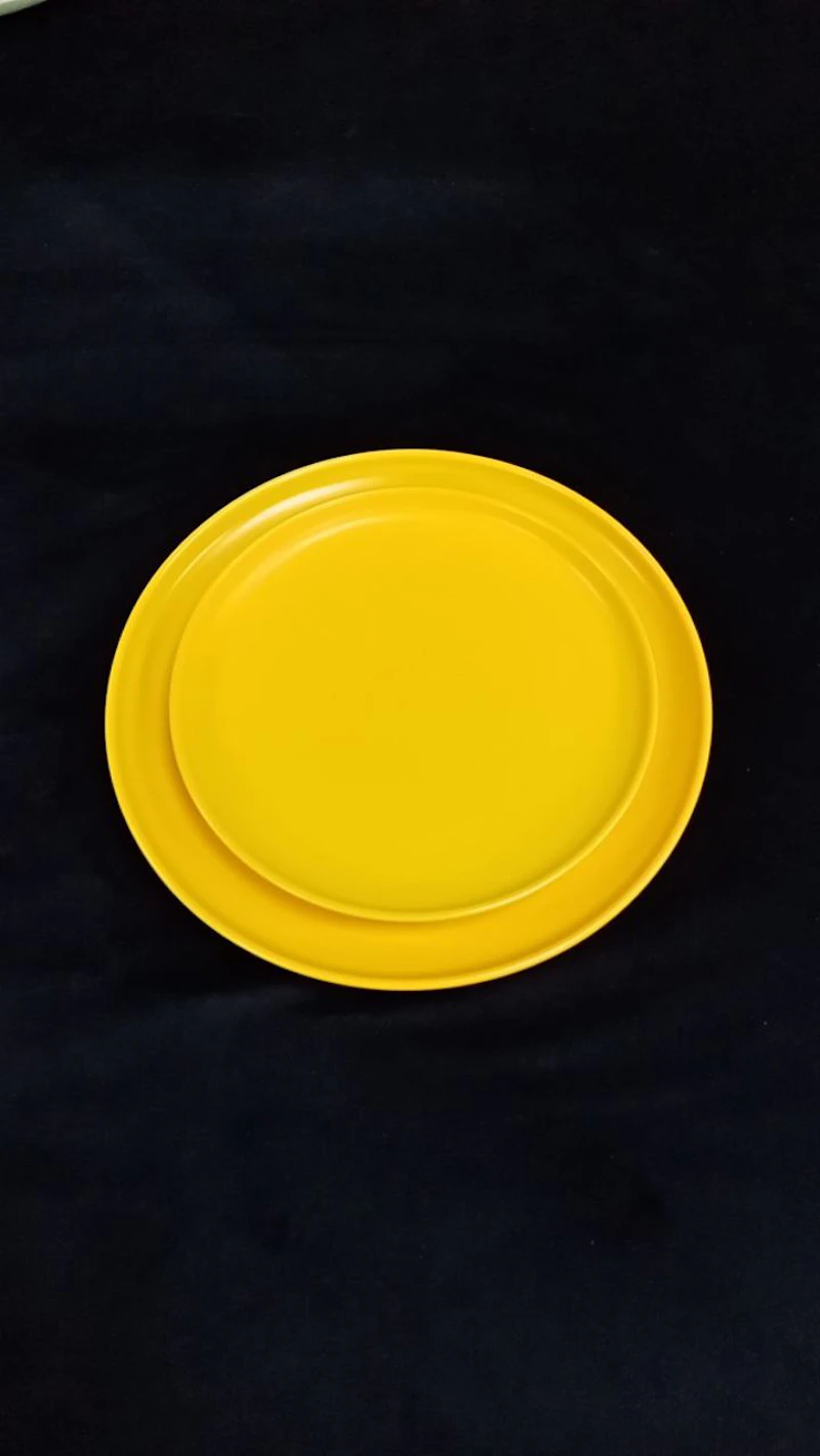 Набор тарелок "Киото" облепиховый