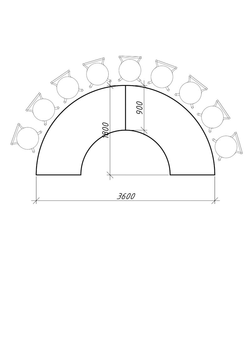 Стол "Орбит" под скатерть
