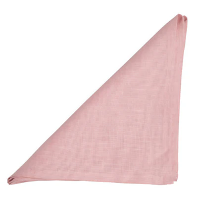 Салфетка из льна розовая - изображение 1