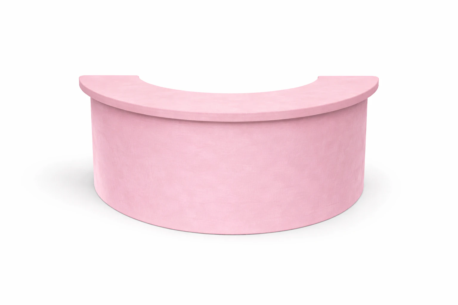 Барная стойка  "Луна" пепельно-розовый бархат