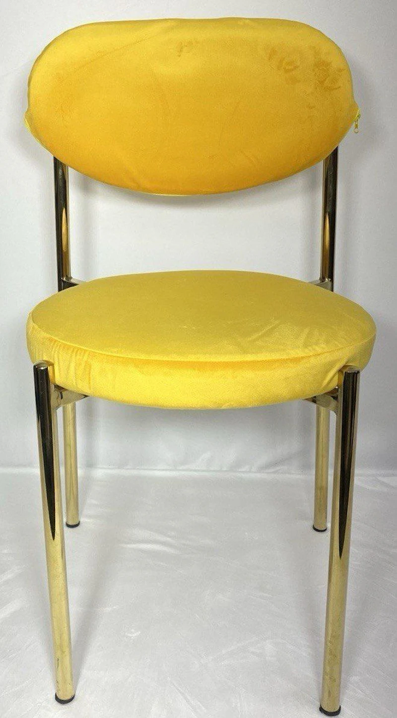 Стул Монако золото лимонный