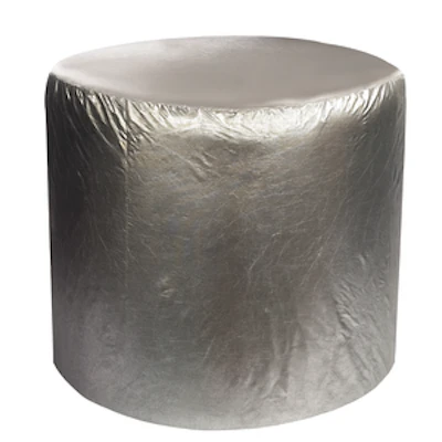 Пуф Люксор mini серебряный - изображение 1