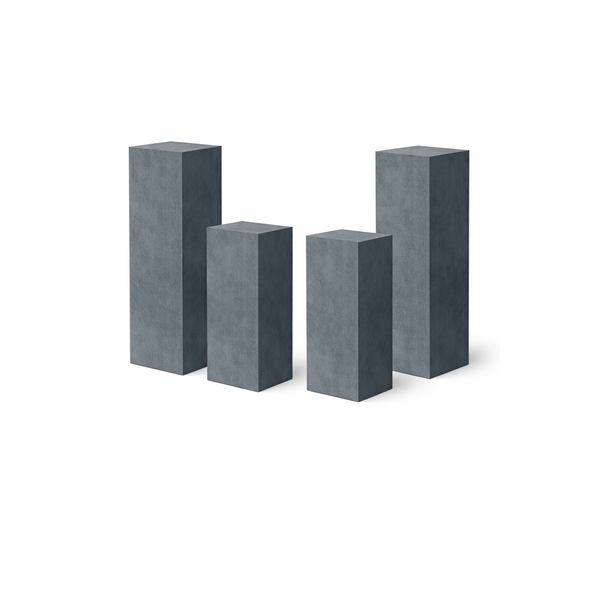 Набор колонн серо-голубой