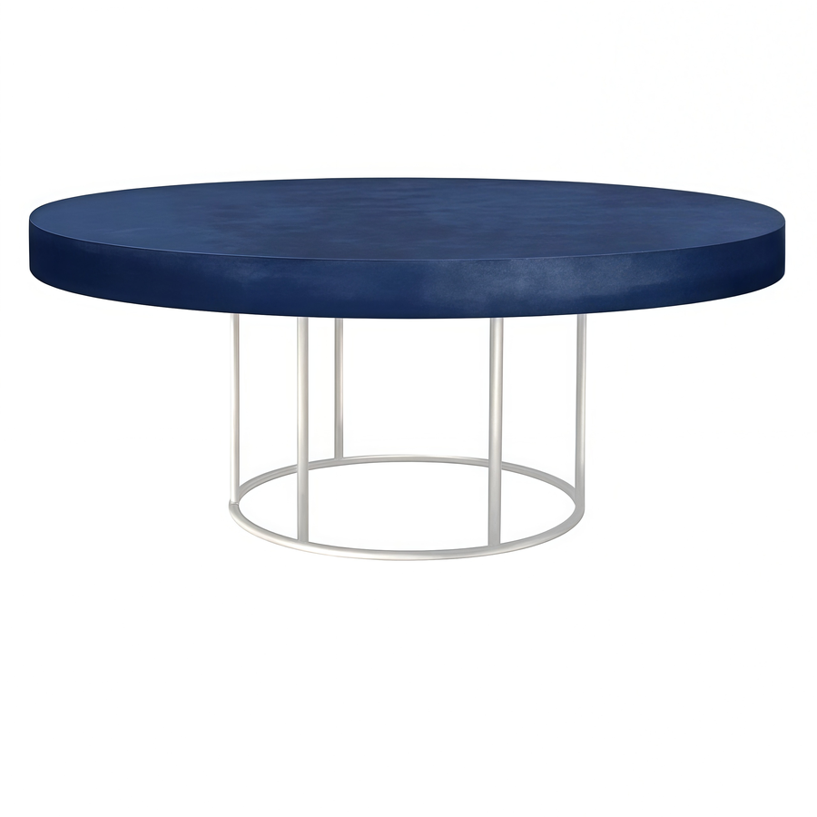 Стол "Лофт" белый чернильный - Фото миниатюра 1