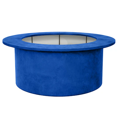 Барная стойка "Луна" 360 синий бархат