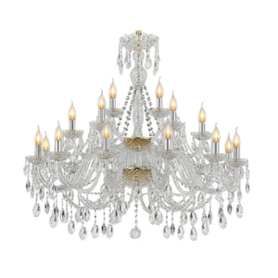 Люстра "Хрусталь золото" 90 см - изображение 1