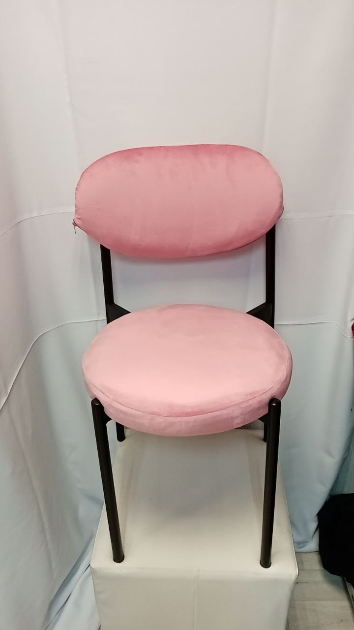 Стул Монако черный розовый