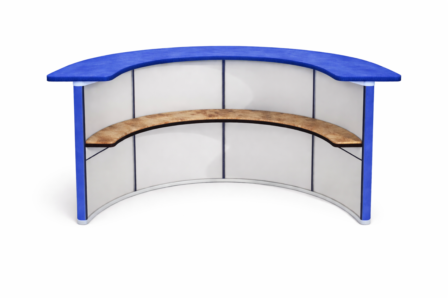 Барная стойка "Луна" 360 синий бархат