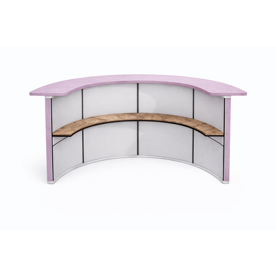 Барная стойка "Луна" 360 лавандовый бархат - Фото миниатюра 3