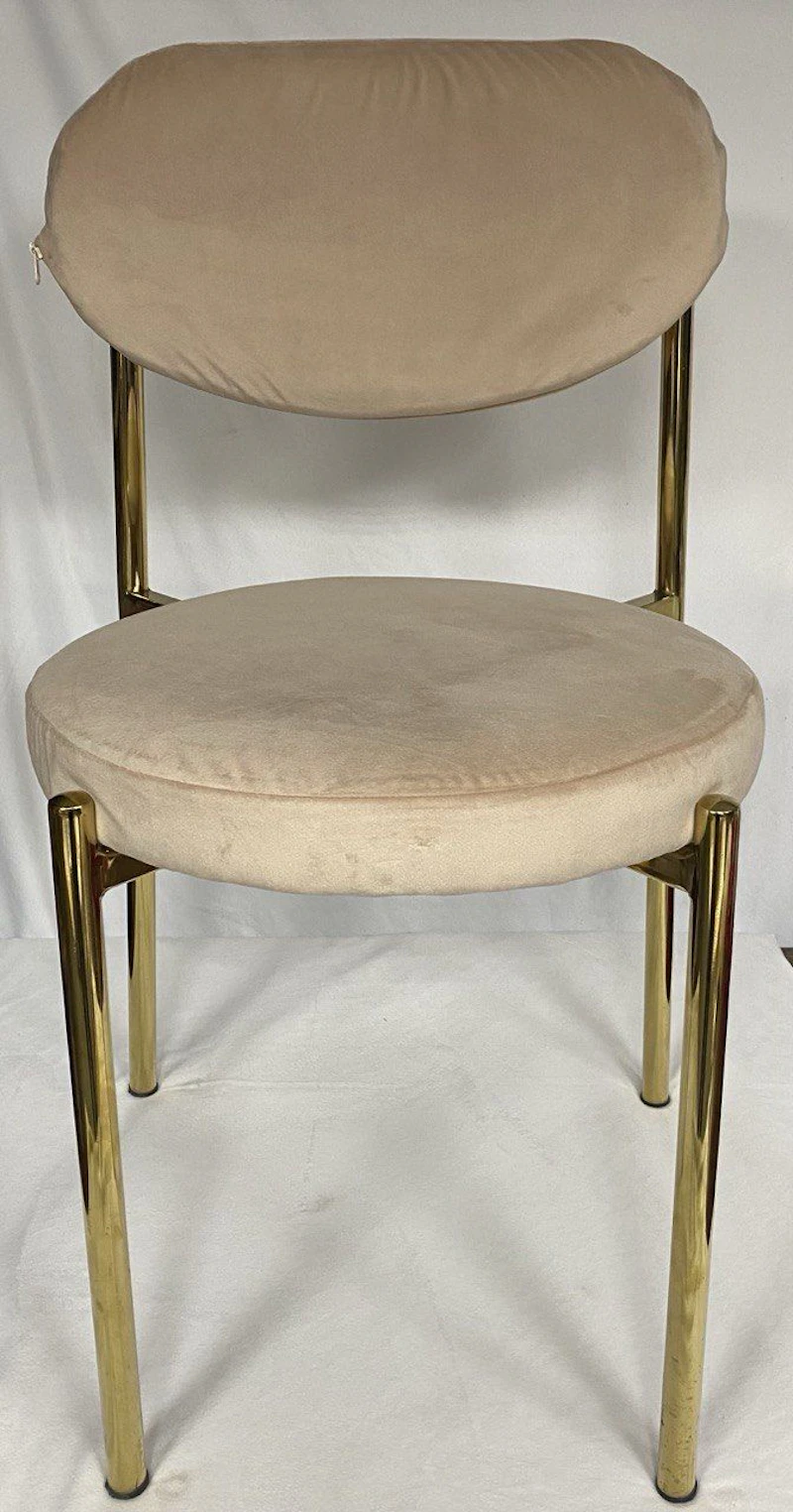 Стул Монако золото светло-бежевый