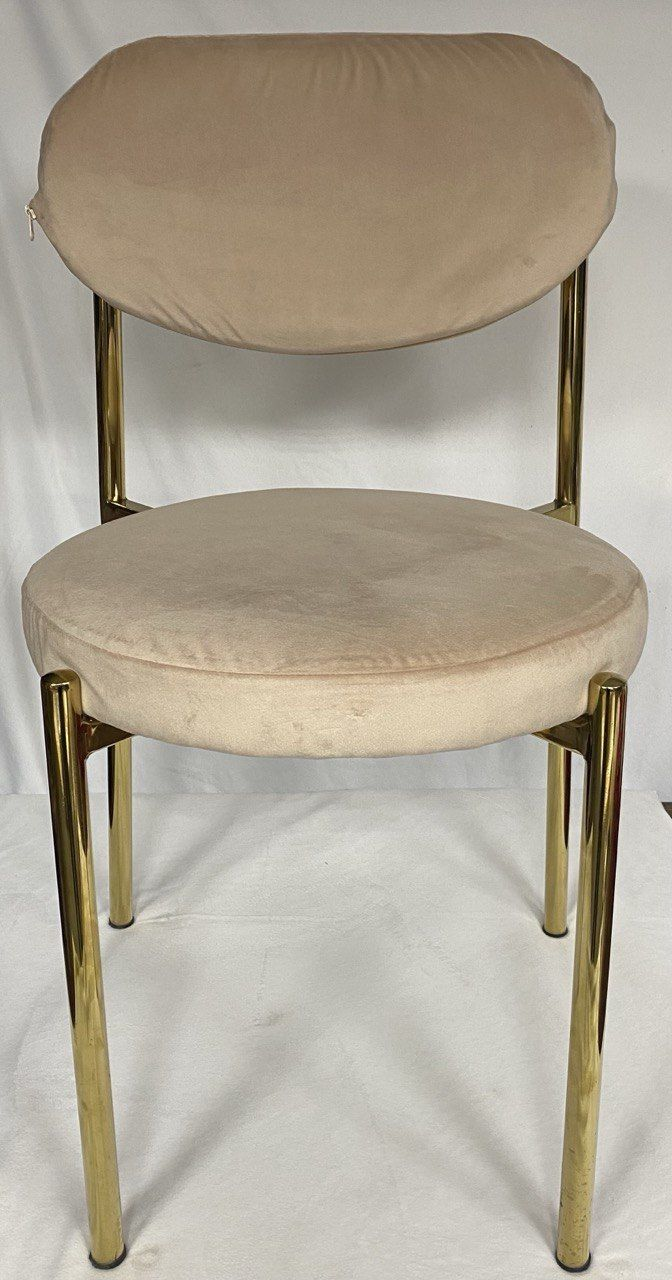 Стул Монако золото светло-бежевый