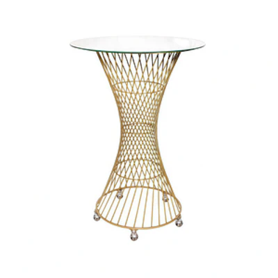 Стол для торта "Паутинка" золото - изображение 1