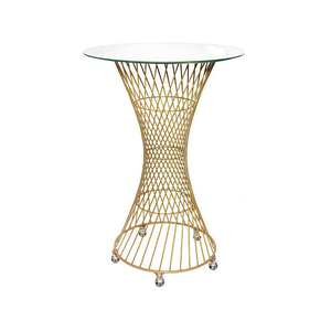 Стол для торта "Паутинка" золото