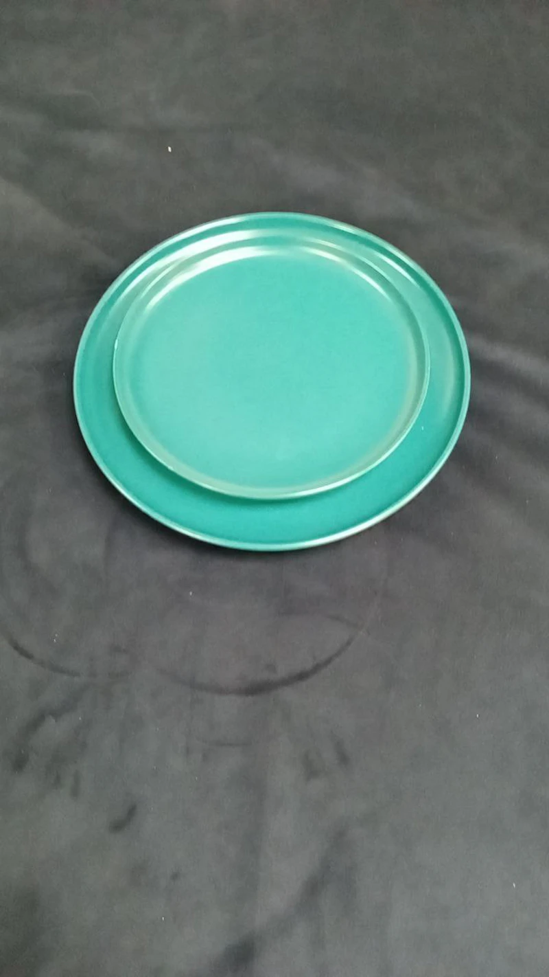 Набор тарелок "Киото" изумрудный