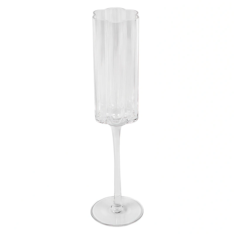 Бокал для шампанского Флорал кристалл