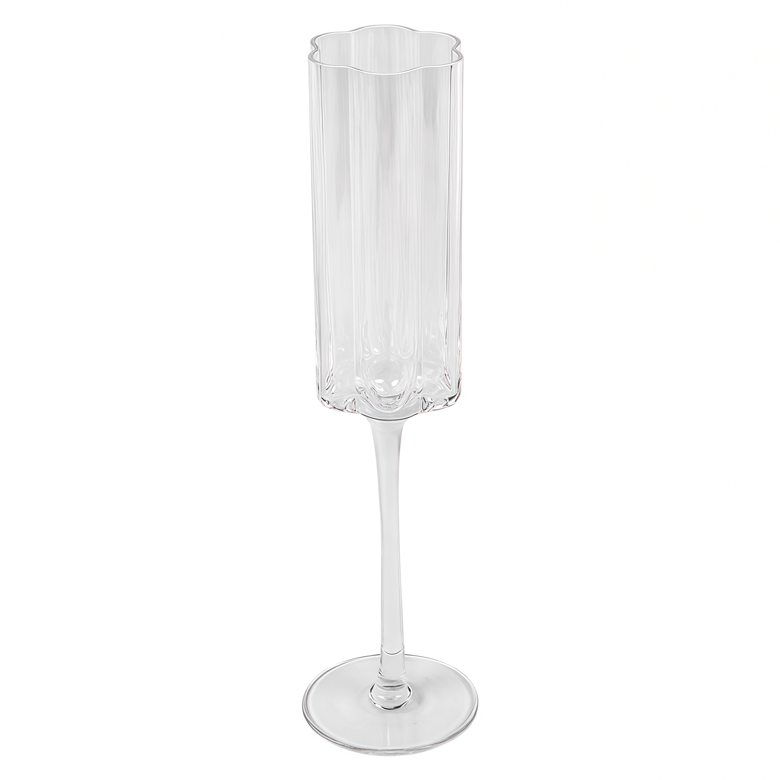 Бокал для шампанского Floral кристалл