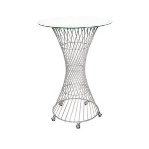 Стол для торта "Паутинка" серебро