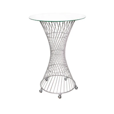 Стол для торта "Паутинка" серебро - изображение 1