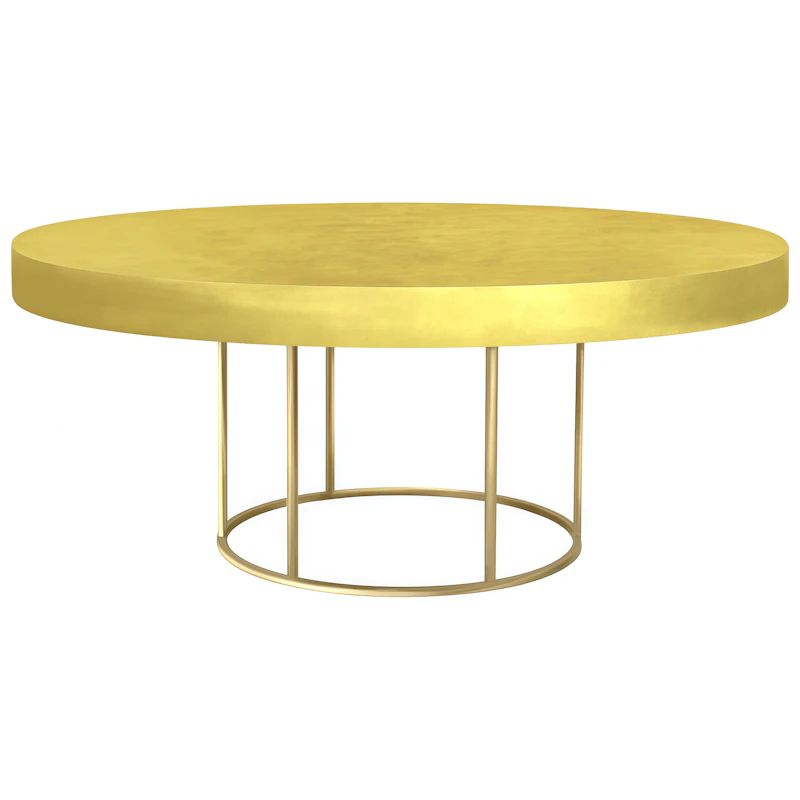 Стол "Лофт" золото лимонный