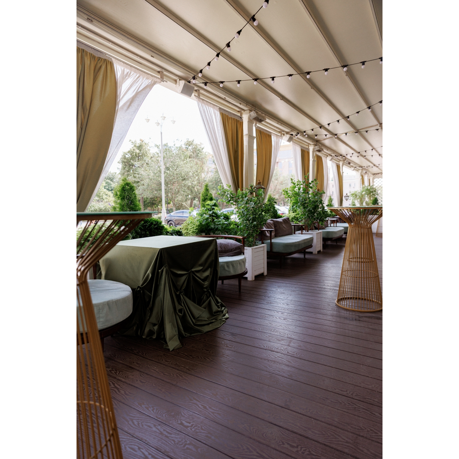 Коктейльный стол "Арфа" золотo - Фото миниатюра 3