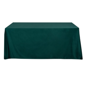 Скатерть бархатная прямоугольная изумрудная