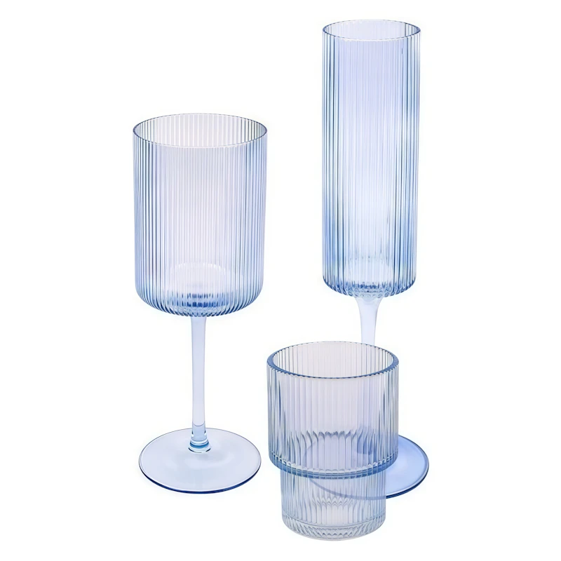 Набор бокалов "Осака" небесно-голубой